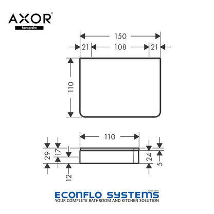 Axor Universal Accessories Shelf 42840000