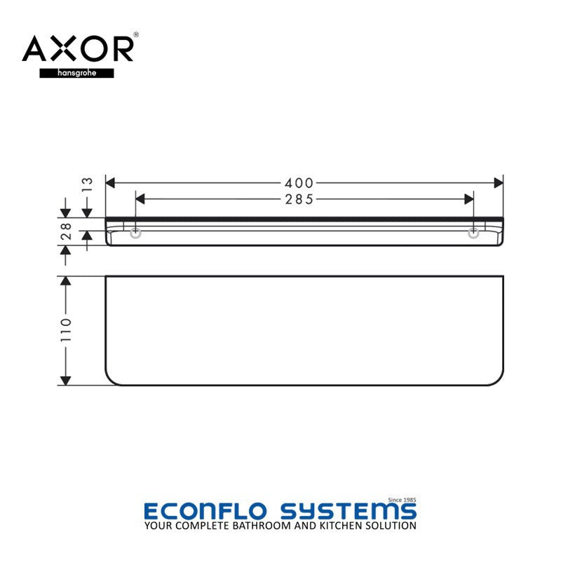 Axor Universal Circular Metal Shelf 42844140