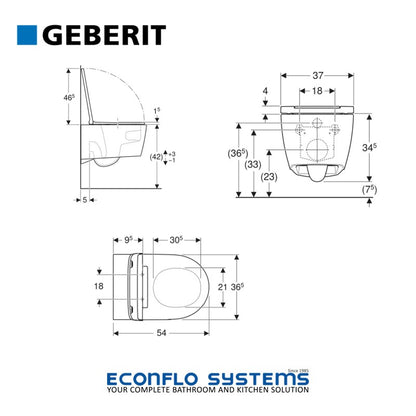 Geberit One Wall Hung WC 500.201.01.1