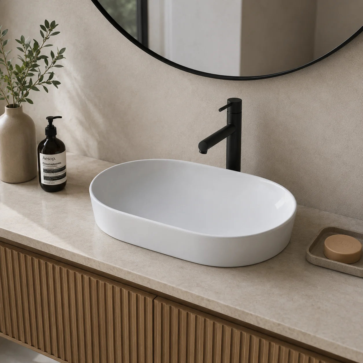 Geberit VariForm Countertop Wash Basin 500.730.01.2