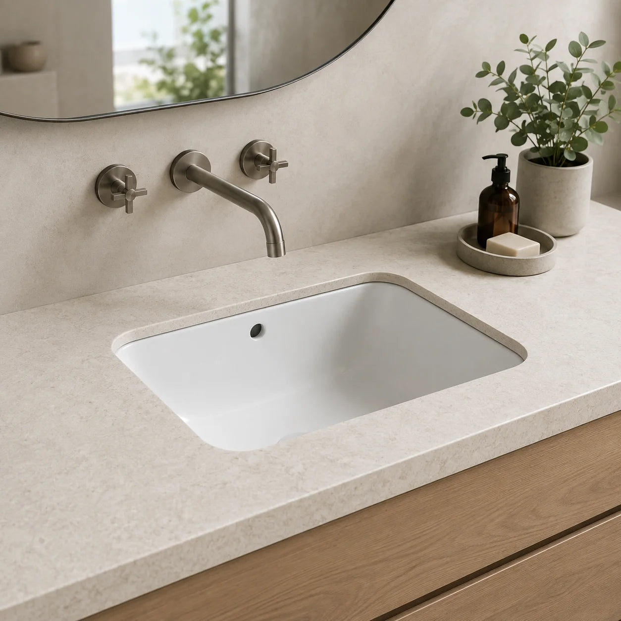 Geberit VariForm Undercounter Wash Basin 500.764.01.2