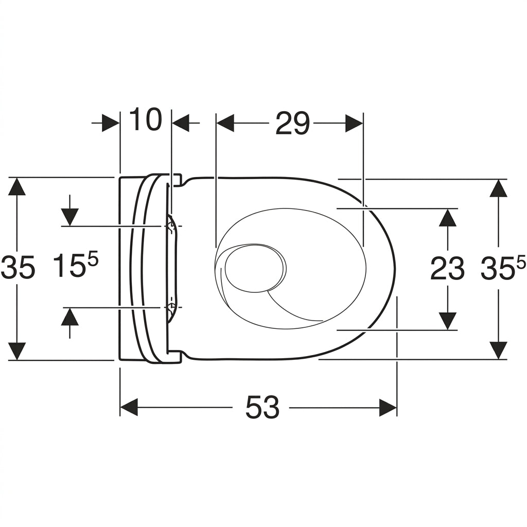 [Bundle Deal] Geberit Acanto Wall-Hung WC Bundle