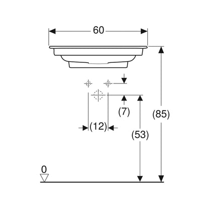 Geberit ONE Vanity Furniture Wash Basin 505.002.00.1