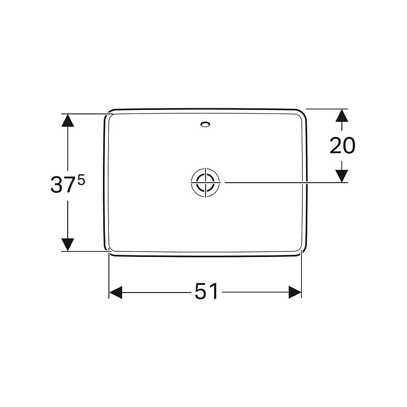 Geberit ONE Vanity Furniture Wash Basin 505.007.00.1