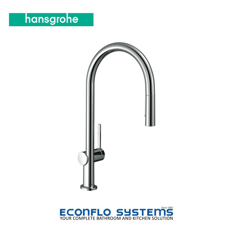 Hansgrohe Talis M54 Kitchen Sink Mixer 210 W/ Pull-Out Spray 2Jet, Eco 72842000