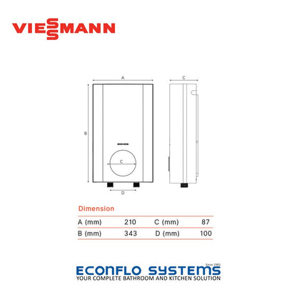 Viessmann 
Classic Easy Instant Water Heater 
7956388