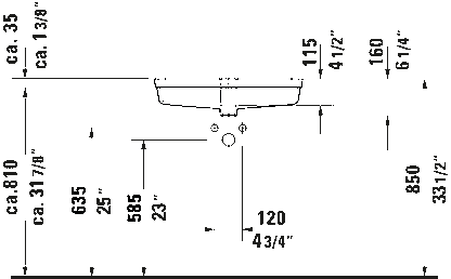 Duravit Vero Air Undermount Washbasin 0384600000