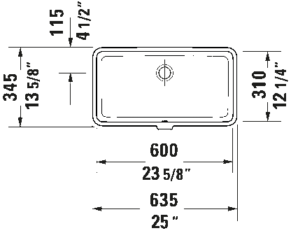 Duravit Vero Air Undermount Washbasin 0384600000