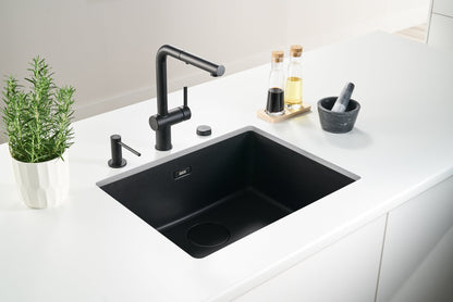 Franke Sink Single Bowl Maris MRG 210-62 Matt Black