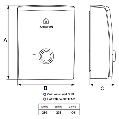 Ariston Aures Easy Instant Water Heater 3195400