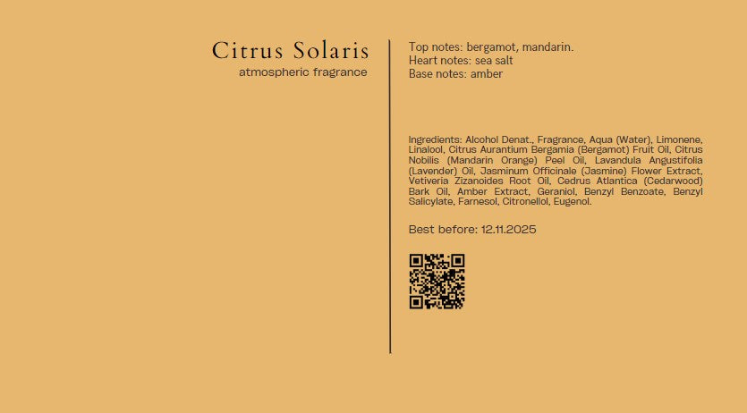 Atmosphere 401 Room Fragrance - Citrus Solaris