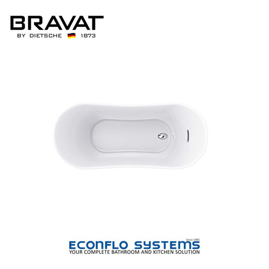 Bravat Freestanding Bathtub B25527TW-1W