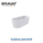 Bravat 
Freestanding Bathtub 
B25701TW-1W