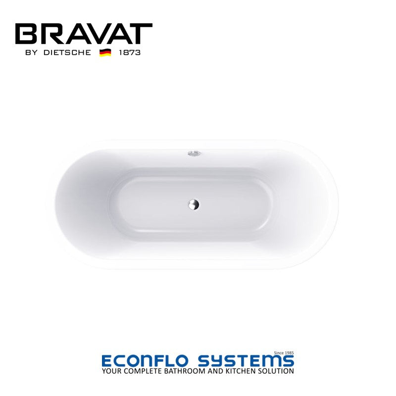 Bravat 
Freestanding Bathtub 
B25701TW-1W