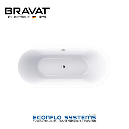 Bravat 
Freestanding Bathtub 
B25701TW-1W