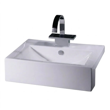 Bravat Semi-Recessed Washbasin C22108W-1B-ENG