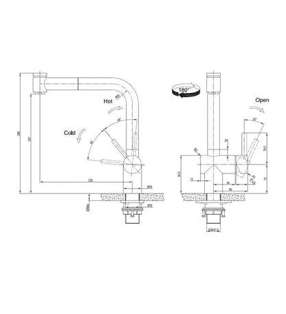 Franke Tap Atlas Neo Pull Out Spray Stainless Steel CT196S