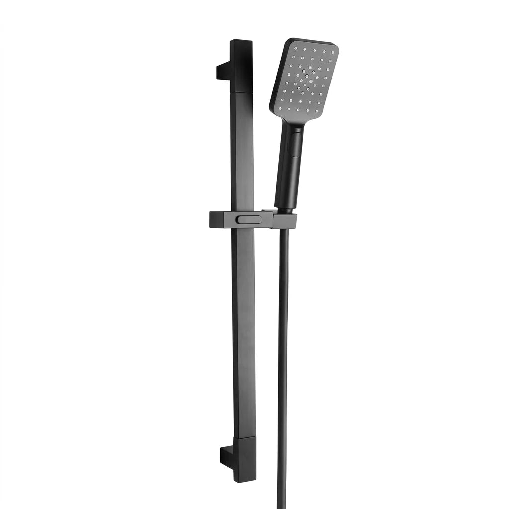 Bravat Sliding Bar with 3-Function Hand-Held Shower & Hose Set D170BW