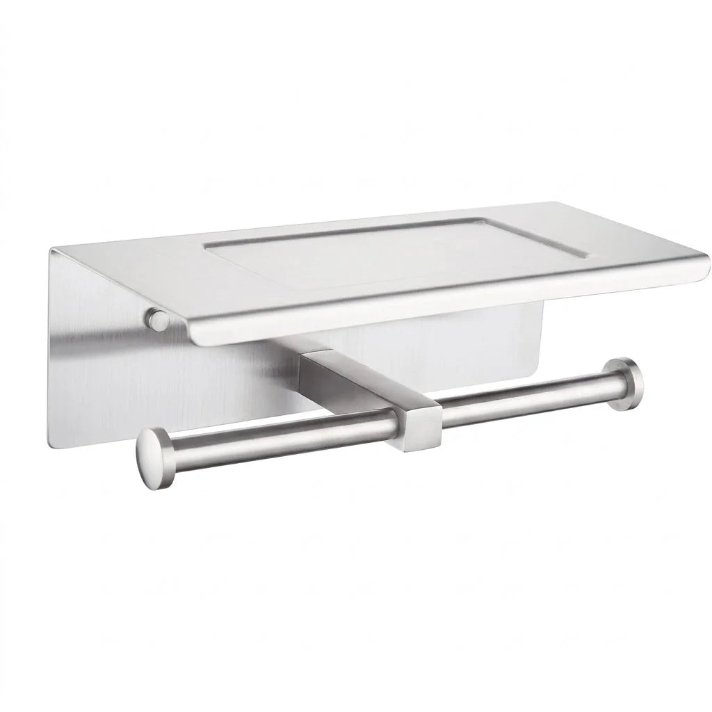 Bravat Double Paper Roll Holder with Tray D7719AP