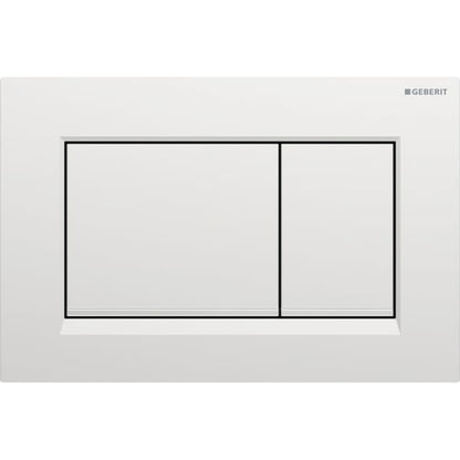 Geberit Sigma 30 with Dual Flush Actuator 115.883.JQ.1 Matt Chrome / Matt Chrome / Bright Chrome (easy-to-clean)