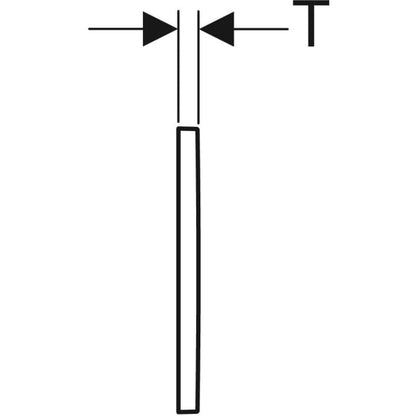 Geberit Omega 30 Dual Flush Actuator 115.080.DW.1