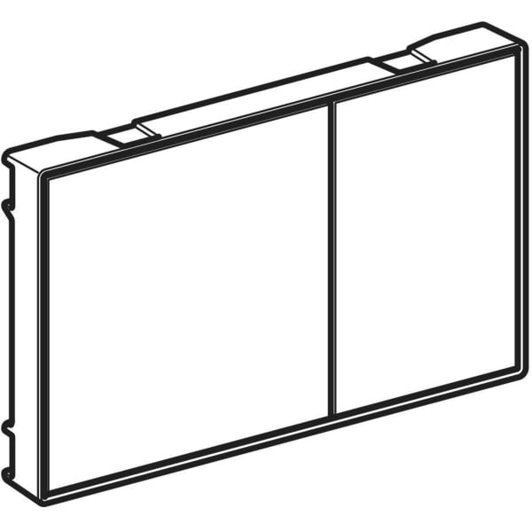 Geberit Sigma 60 with Dual Flush Actuator 115.640.SI.1