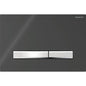 Geberit Sigma 50 with Dual Flush Actuator 115.788.DW.2 Jet Black / Chrome (easy-to-clean)