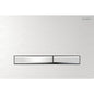 Geberit Sigma 50 with Dual Flush Actuator 115.788.GH.2 Brushed Chrome / Chrome (easy-to-clean)