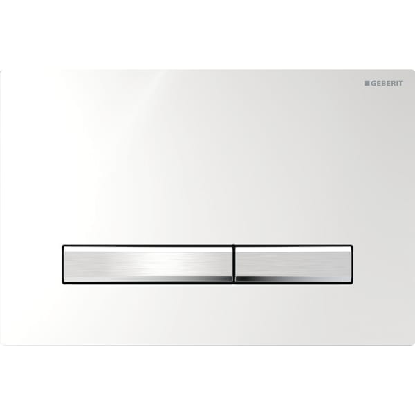 Geberit Sigma 50 with Dual Flush Actuator 115.788.21.2 Bright Chrome / Chrome (easy-to-clean)