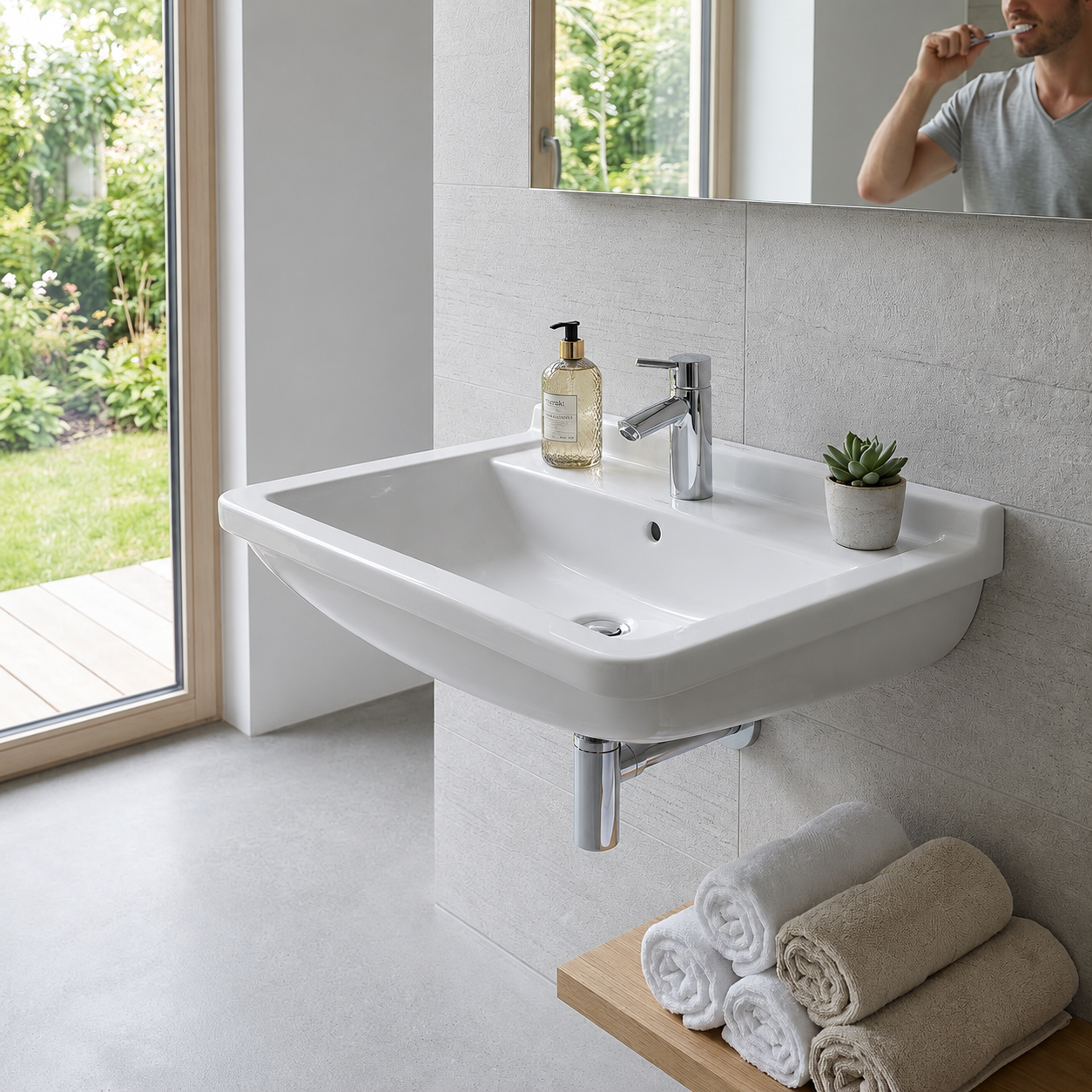 Duravit Starck 3 Wall Hung Wash Basin 0300600000