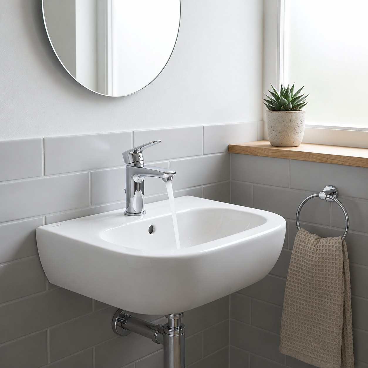 Duravit D-Code Wall Hung Handrinse Wash Basin 07054500002