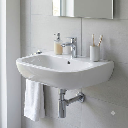 Duravit D-Code Wall-Mounted Wash Basin 23105500002
