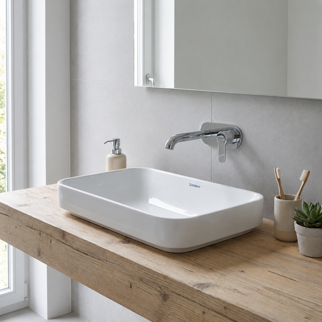 Duravit Happy D.2 Plus Above Counter Wash Basin 2359600000
