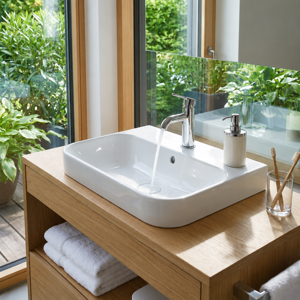 Duravit Happy D.2 Plus Above Counter Wash Basin 2360500000