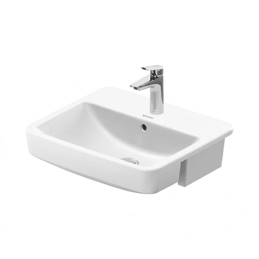 Duravit No.1 Semi-Recessed Wash Basin 03765500002