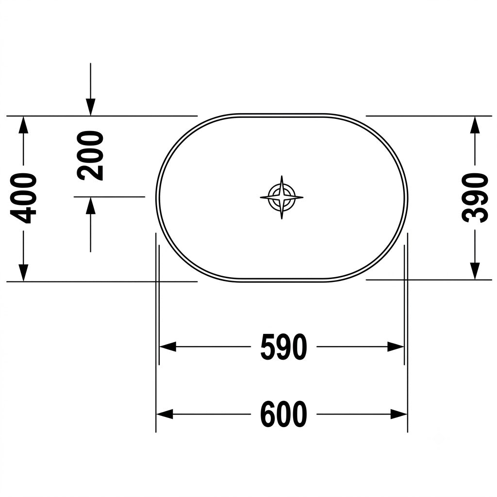 Duravit Luv Countertop Wash Basin 0379600000