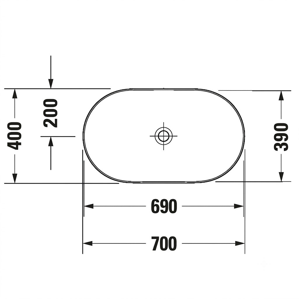 Duravit Luv Countertop Wash Basin 0379700000