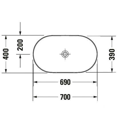 Duravit Luv Countertop Wash Basin 0379700000