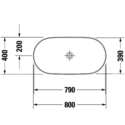 Duravit Luv Countertop Wash Basin 0379800000