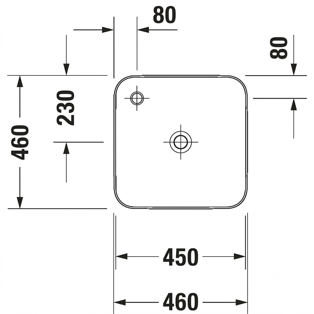Duravit Cape Cod Above Counter Wash Basin 2340460000