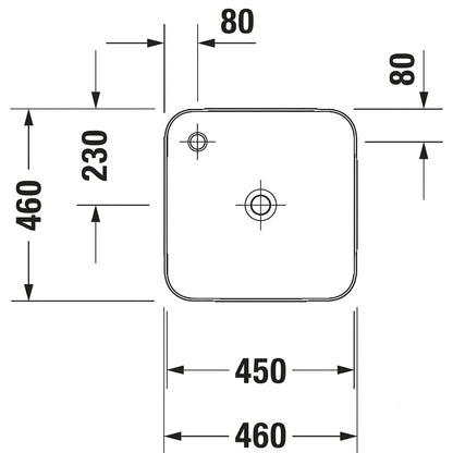 Duravit Cape Cod Above Counter Wash Basin 2340460000