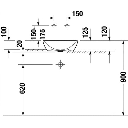 Duravit D-Neo Above Counter Wash Basin 2371400070