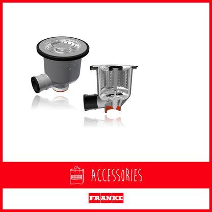 Franke Spare Part Deep Waste with Overflow for Franke kitchen sinks