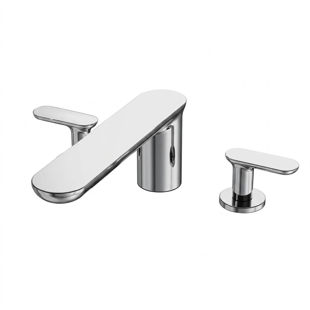 Bravat Gina Deck-Mounted 3-Piece Bath Mixer F565104C-1