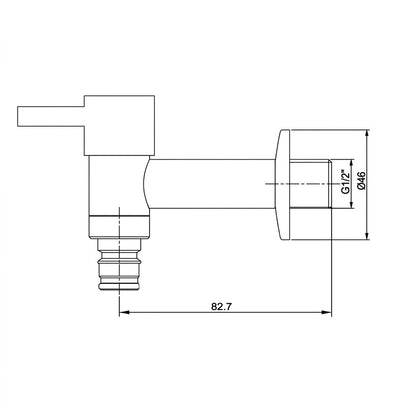 Bravat Washing Machine Tap F800115C