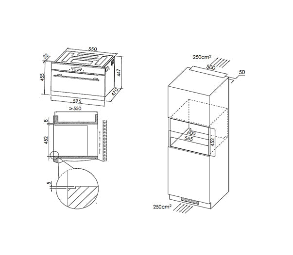 Franke Steamer Built-in Onyx FDO6200BK