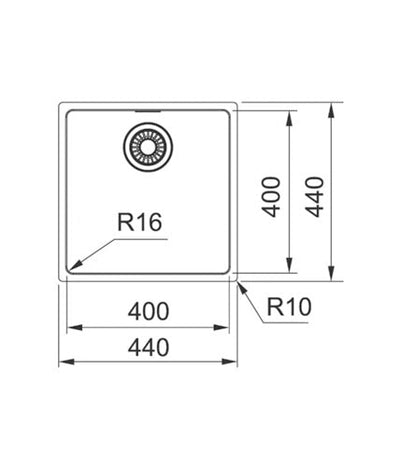 Franke Sink Single Bowl Felix FEX 110-40
