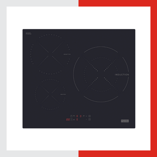 Franke 3-zone Induction Hob Onyx Black Glass FIH6310