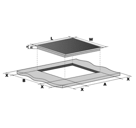 Franke 3-zone Induction Hob Onyx Black Glass FIH6310