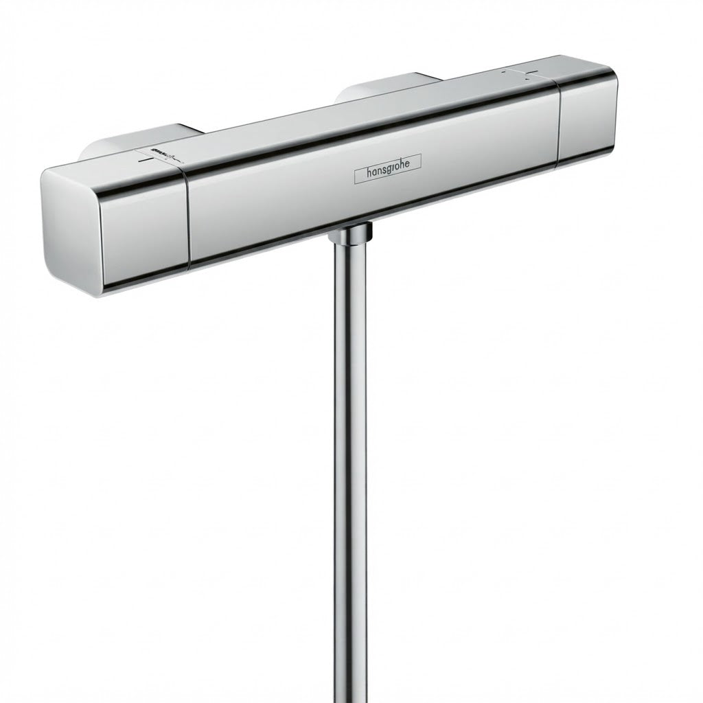 Hansgrohe Ecostat E Exposed Thermostat Shower Mixer Chrome 15773009